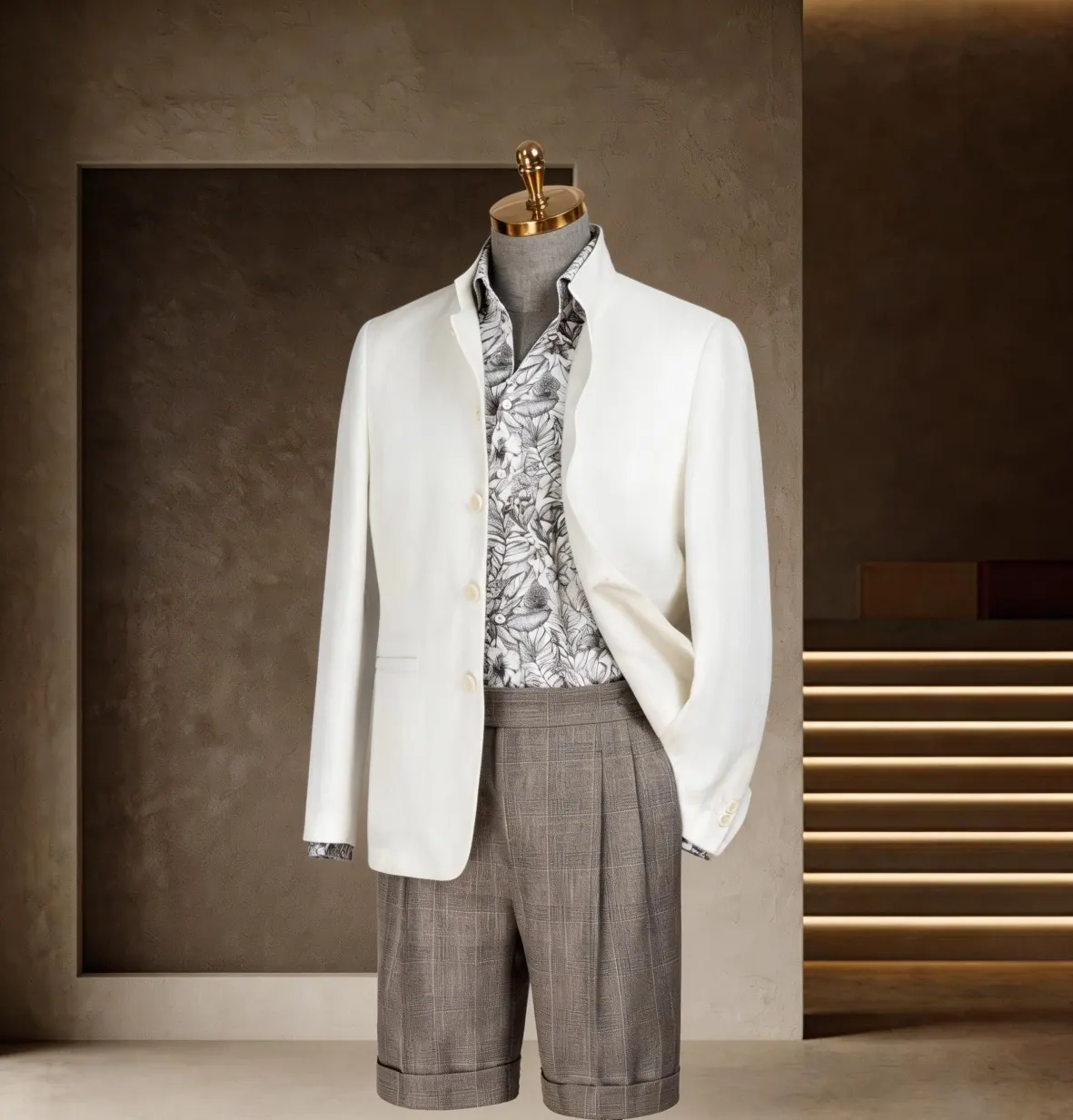 Southern French Vacation Series custom tailoring look at Wuyue Shanghai